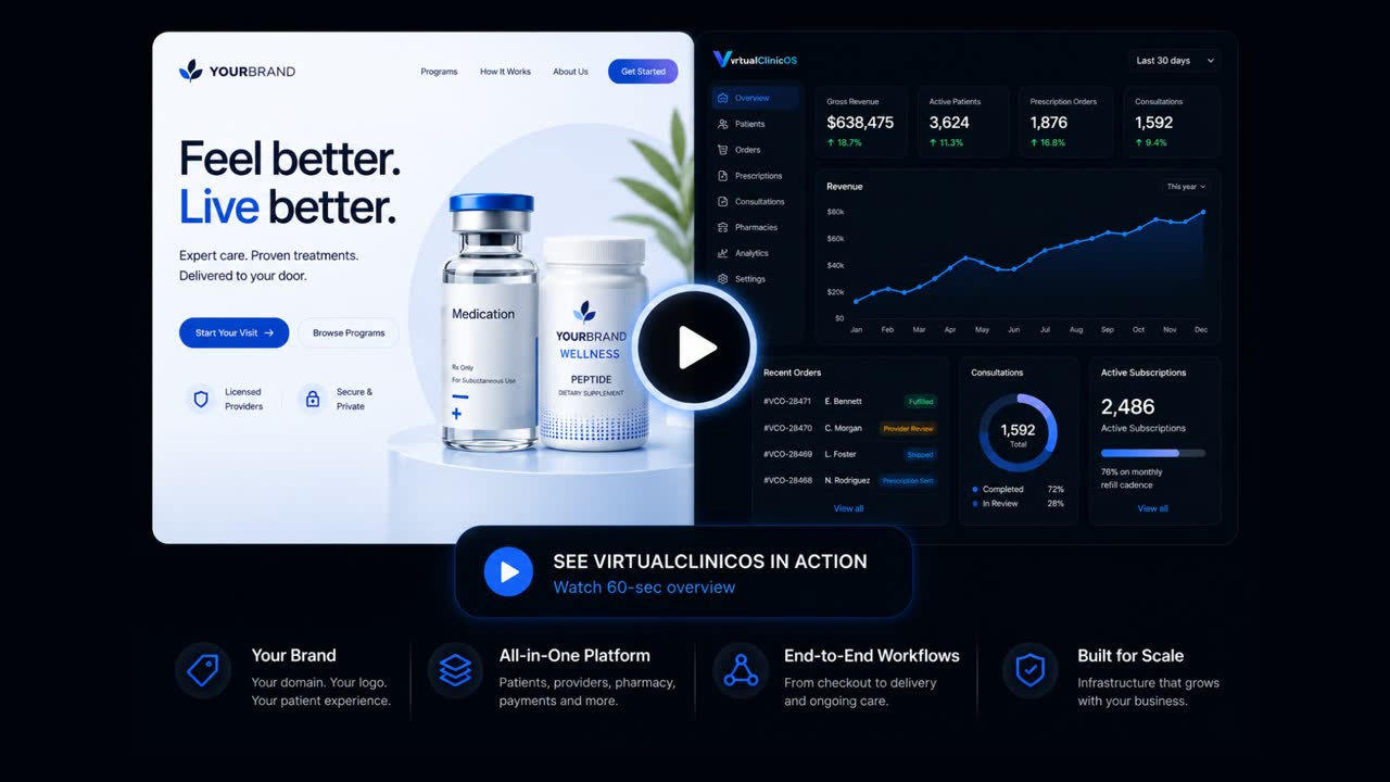 VirtualClinicOS explainer video preview